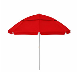 GUARDASOL LISO VERMELHO 2,40(LARG)x2,30(ALT) MR542